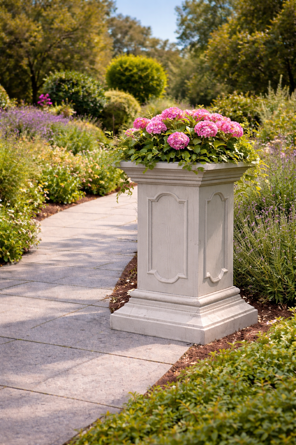 Regalia Pedestal ABS Plastic Planter Pedestal Mold