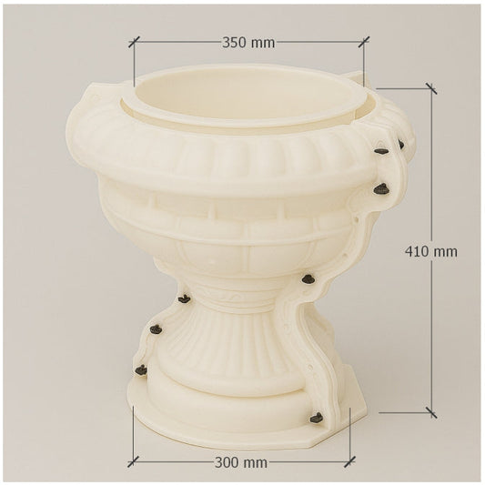 Outdoor Garden ABS Plastic Slender Roman Vase Planter Mold