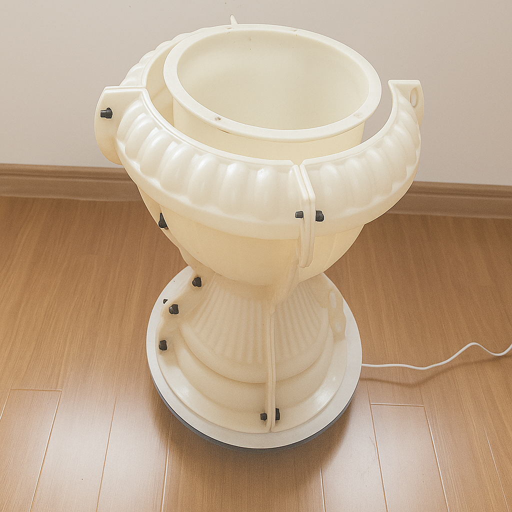 Outdoor Garden ABS Plastic Slender Roman Vase Planter Mold
