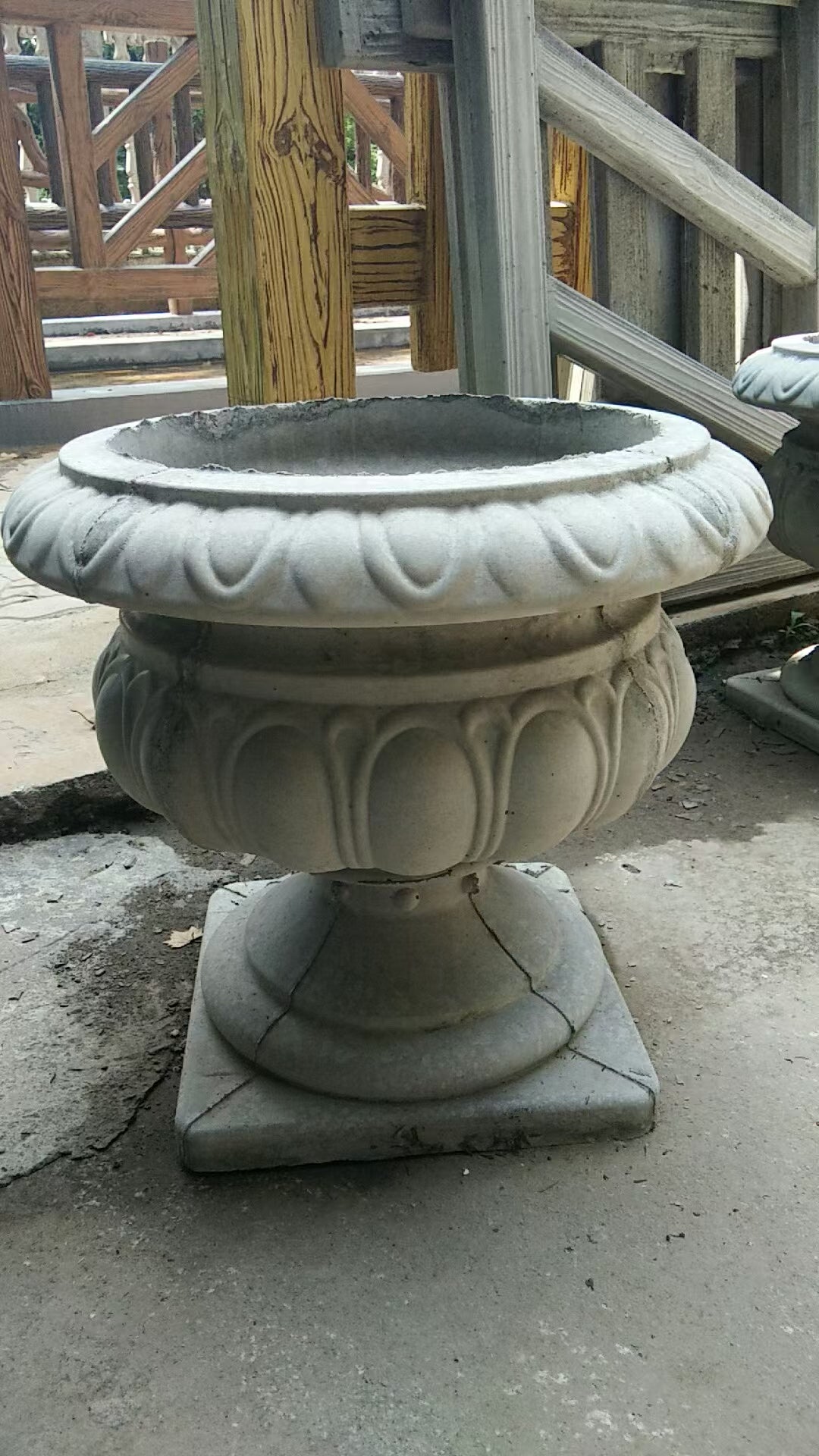 Outdoor Garden ABS Plastic Classical Roman Vase Planter Mold