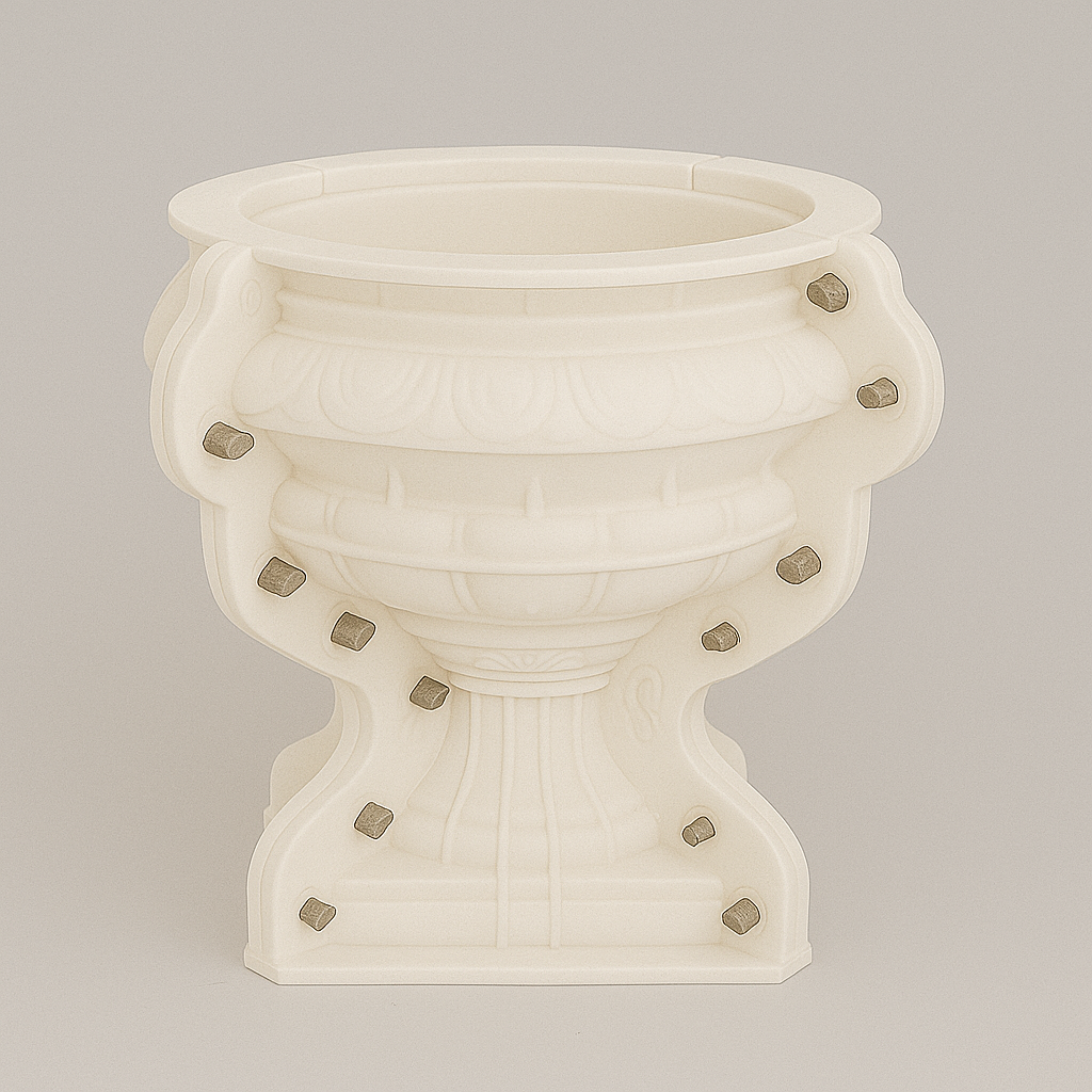 Vintage-Style Different Sizes Outdoor ABS Plastic Planter Molds
