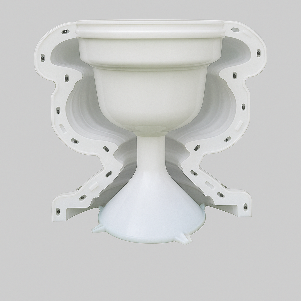 Outdoor Garden ABS Plastic Classical Roman Vase Planter Mold