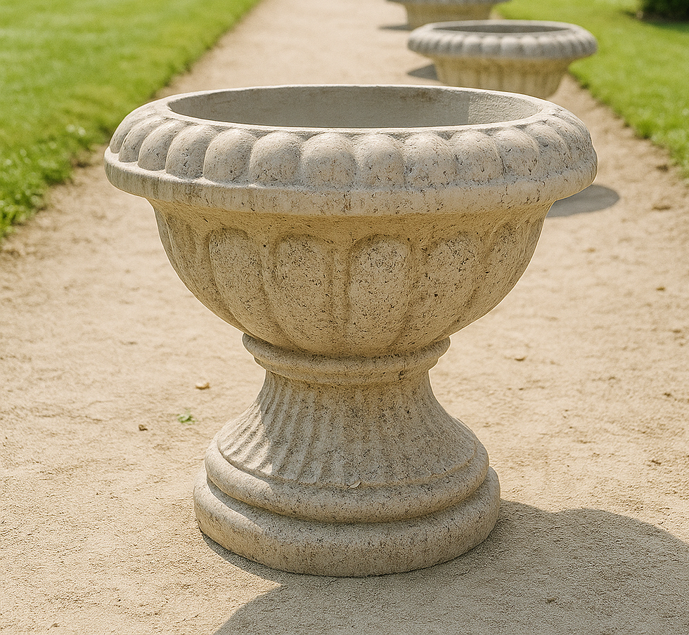 Outdoor Garden ABS Plastic Slender Roman Vase Planter Mold