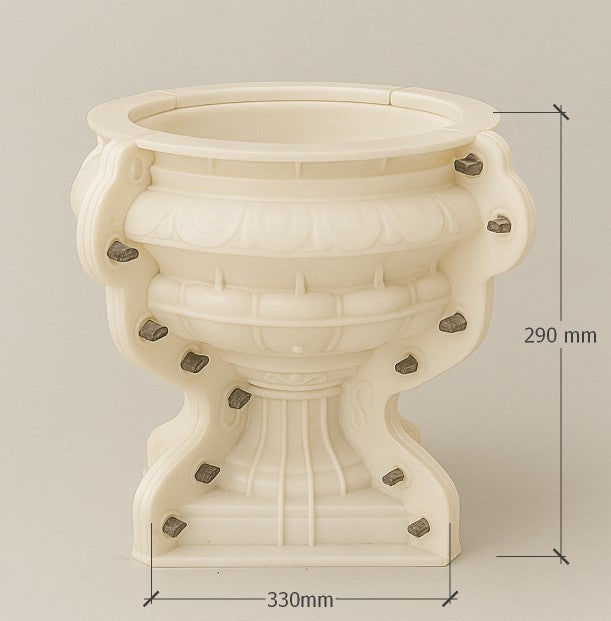 Vintage-Style Different Sizes Outdoor ABS Plastic Planter Molds